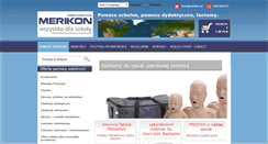 Desktop Screenshot of merikon.pl